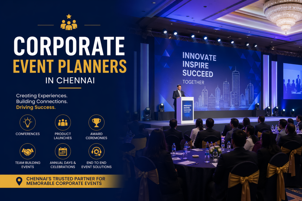 Corporate event planners in Chennai